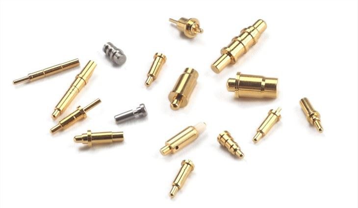 Brass Copper Gold Plated Pogo Pins