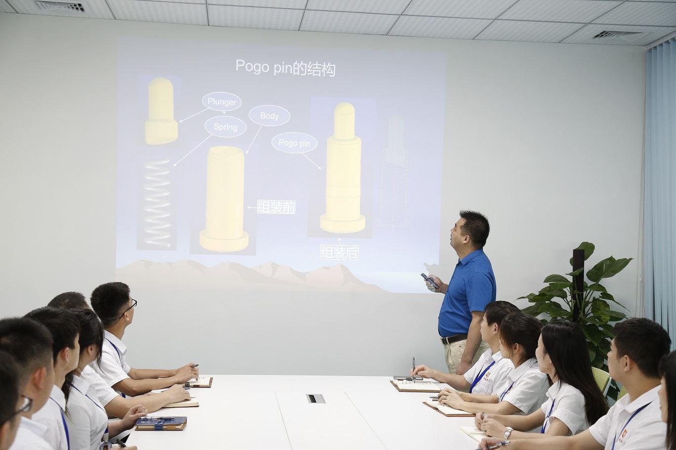 Pin Pogo diseñado para soluciones médicas HMI