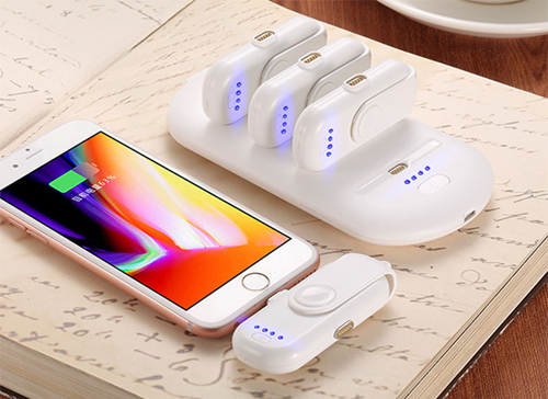 Banco de energía de pin Pogo magnético extraíble