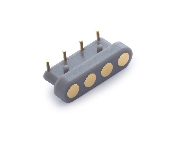 Modelo 3D del conector de clavija Pogo