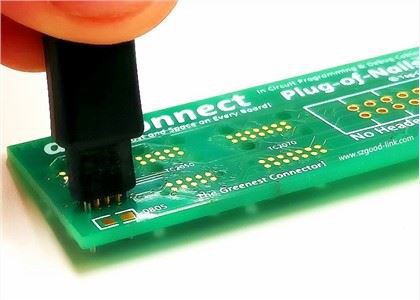 Conector de PCB chapado en oro con resorte