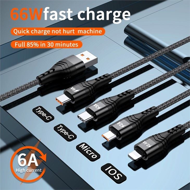 66W Super-fast Charging 6A Data Cable