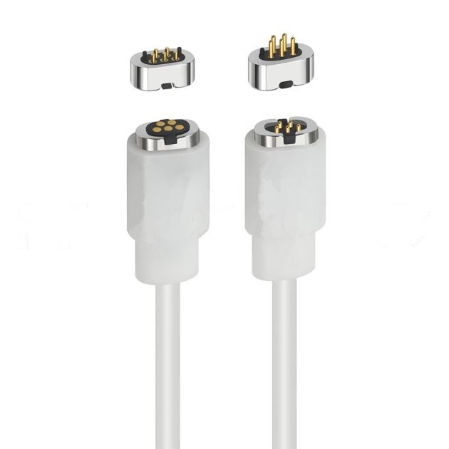 Conector magnético de 5 pines Cable de carga Pogo Pin