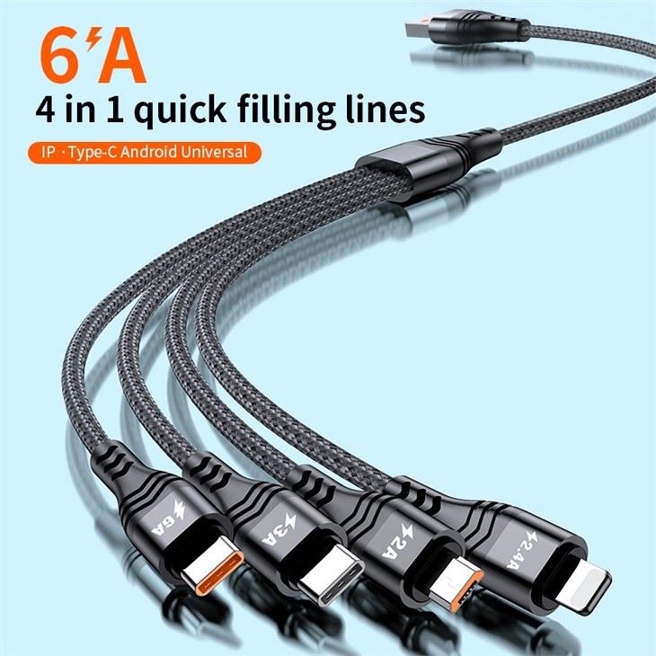 66w 6A High Current Super-Fast Charging Cable