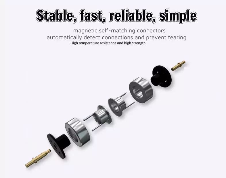 Nuestro conector magnético Pogo Pin