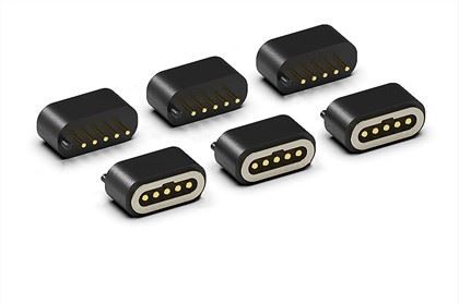 Conector de cable magnético