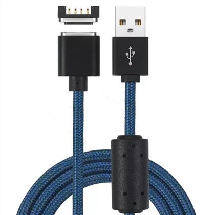 Cable conector magnético macho y hembra