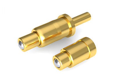 Conector pin Pogo de carga de 360 ​​grados con punta de bola