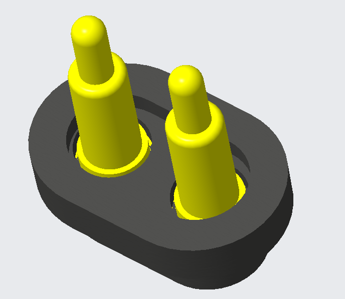 Conector Pogo macho y hembra a prueba de agua